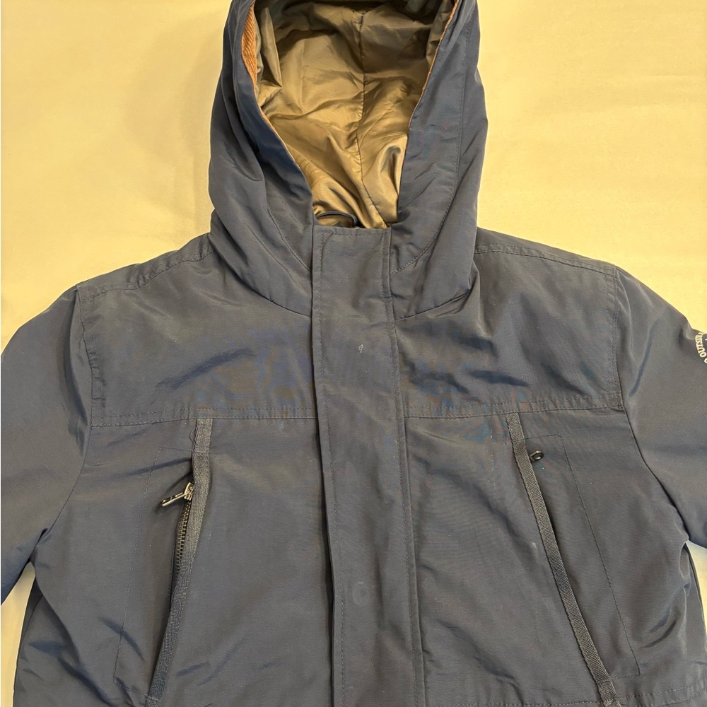 Zara Kids Navy Blue Hooded Jacket